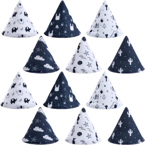 Yinkin 12 Pcs Baby Boy Pee Shield Cover for Baby Boy Pee Tents Reusable Pee Cap for Baby Strong Water Absorption Diaper Changing Accessory for Boys Newborn Birthday Gift