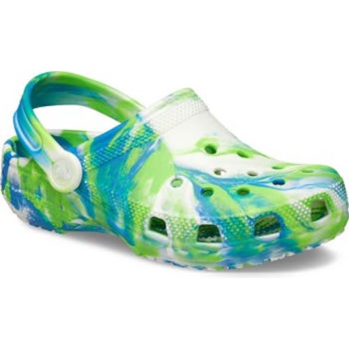 Kids' Classic Glow in the Dark Marble Clog, 5 M