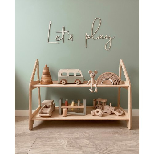 Let's PLAY Wall Sign - play sign Children's Playroom Decor - Bedroom, Nursery Interior Wall Art Design kids wall art kinderziemer