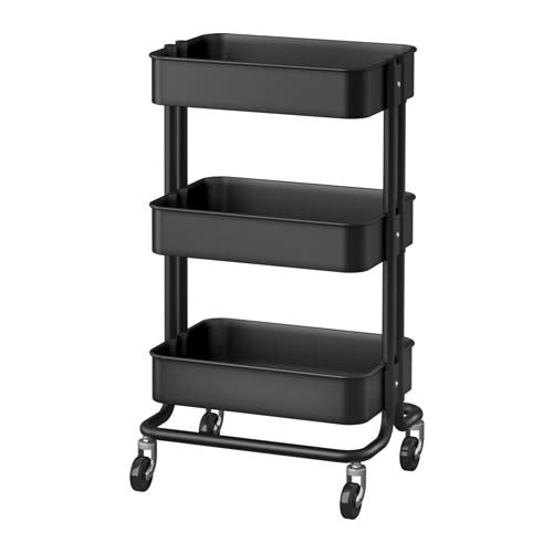 RÅSKOG Utility cart, black - IKEA