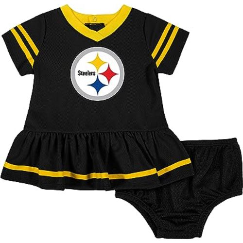 Gerber Girls' NFL Team Jersey Dress and Diaper Cover