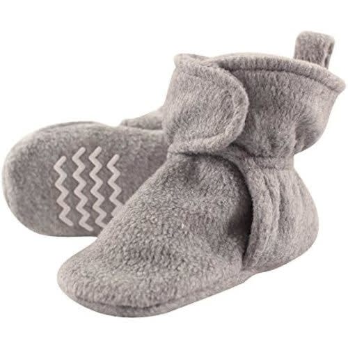 Hudson Baby Unisex-Child Cozy Fleece Booties Winter Accessory Set