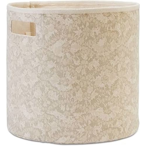 Crane Baby Willow 100% Cotton Storage Bin - Perfect for Nursery Organization, Handcrafted Design
