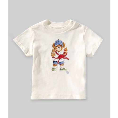 Ralph Lauren Baby Boys 3-24 Months Short Sleeve Polo Bear Jersey T-Shirt