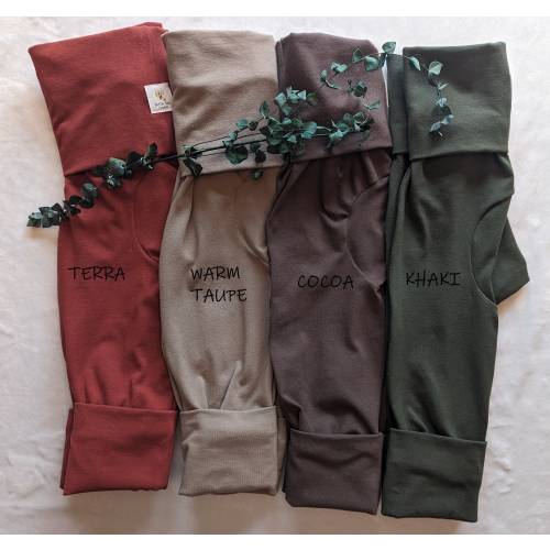 Organic Cotton Earth Tones Maxaloones Cloth Diapers Gender Neutral Pants Toddler Pants Organic Grow With Me Pants Baby Best Seller OKEO-TEX