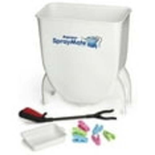 Aquaus SprayMate Cloth Diaper Sprayer Splatter Shield - Perfect for Rinsing Cloth Diapers, Bedpans, Potty Seat Bowls and More! Ergonomic Design Prevents Splattering and Airborne Germs / Bacteria