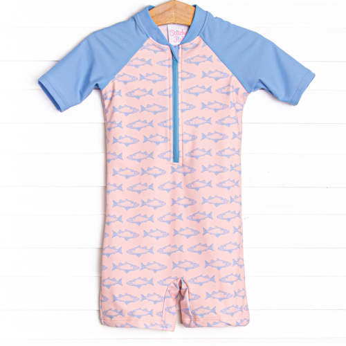 Upstream One Piece Rash Guard, Blue
–
Stitchy Fish