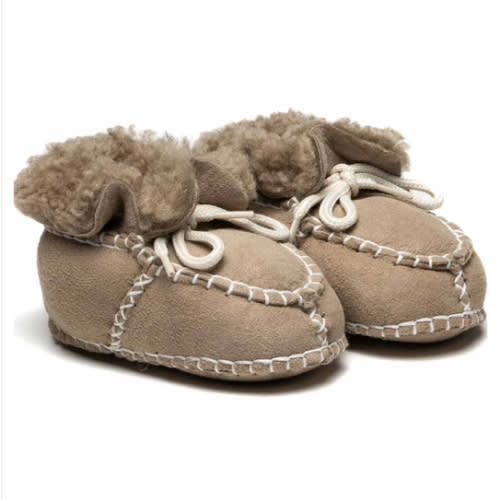 Sheepskin Baby Booties (ages 0-2)