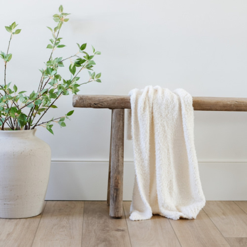 IVORY BAMBONI® RECEIVING BLANKET – Saranoni