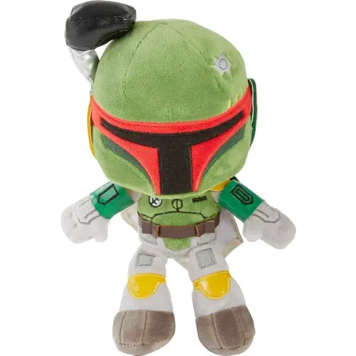 Mattel Star Wars Boba Fett Plush 8-inch Character Figure from The Book of Boba Fett, Soft Doll Dressed in Classic Look