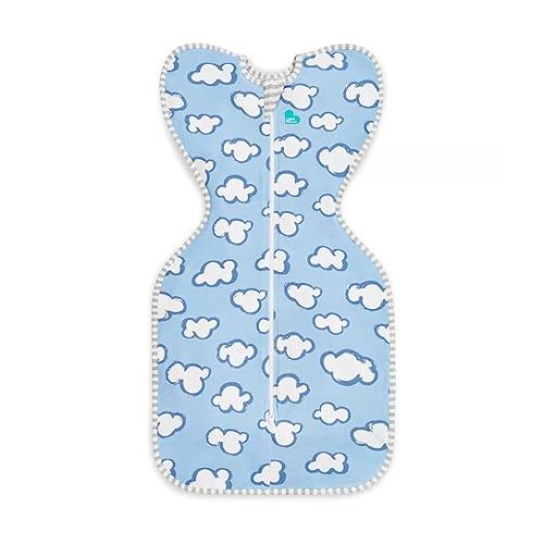 Love to Dream Swaddle UP, Baby Sleep Sack, Self-Soothing Swaddles for Newborns, Improves Sleep, Snug Fit Helps Calm Startle Reflex, New Born Essentials for Baby, 1.0 TOG, 13-19 lbs, Daydream Blue