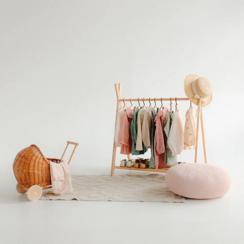 Newborn Baby Wardrobe Organizer: Clothing Rack, Shelves, and Hangers Set, new mom gift, baby closet dividers, Toddler closet organizer