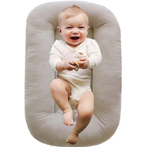 Baby Lounger - Baby Lounger for Newborn, Breathable & Soft Baby Nest Cover for Baby 0-12 Months, Baby Essentials Gifts, Portable Infant Lounger, Baby Snuggle Lounger Me