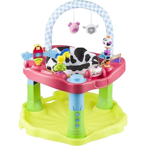 Evenflo Exersaucer Moovin & Groovin Activity Center, 25x30x30 Inch (Pack of 1)