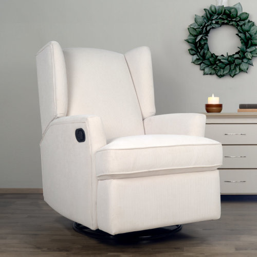 Second Story Home Heming Wingback Recliner Nursery Glider & Reviews | Wayfair