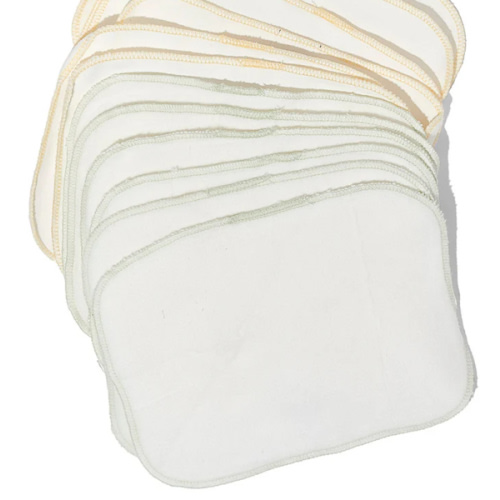 Organic Brushed Cotton Wash Cloth - Pack of 12