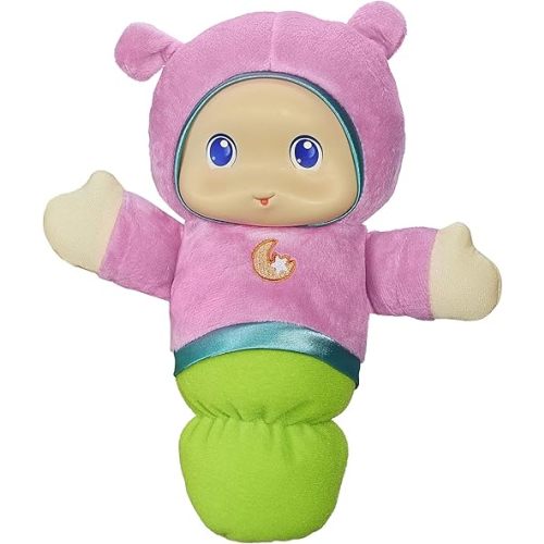 Playskool A1202F03 Glo Worm (Pink) Soft Toy for Babies with Soothing Melodies, Multi-Coloured - Amazon Exclusive