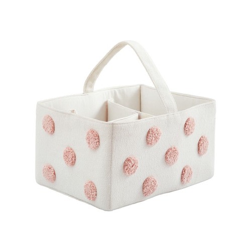 Embroidered Dot Nursery Storage Organizer