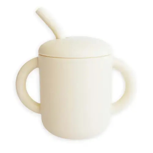 Silicone Training Cup - Eggshell