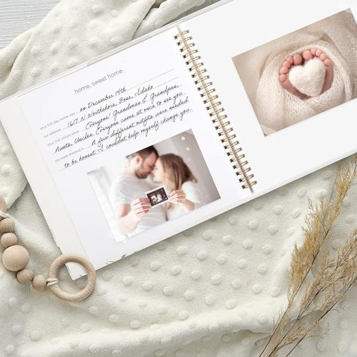 Keepsake Baby Memory Book and Photo Album