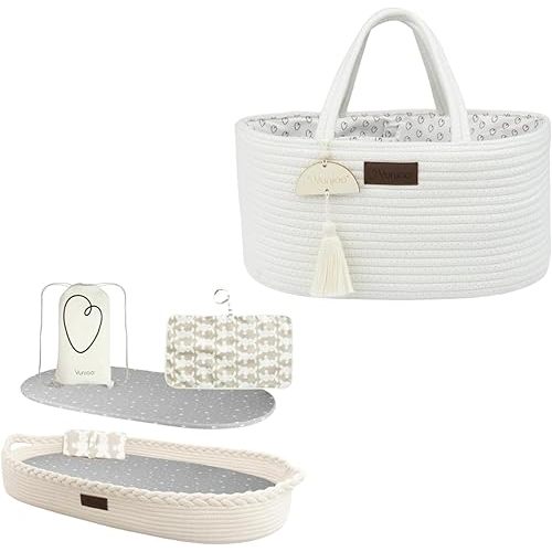 Changing Basket with Diaper Caddy