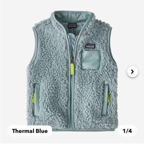 Patagonia Baby Retro-X® Fleece Vest