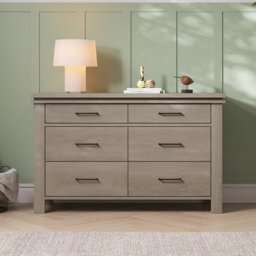 Child Craft Denman 55" Wide 6-Drawer Double Dresser & Reviews | Wayfair