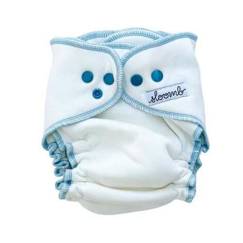 Sloomb Overnight Bamboo Fleece Fitted Diapers – Ether - XS