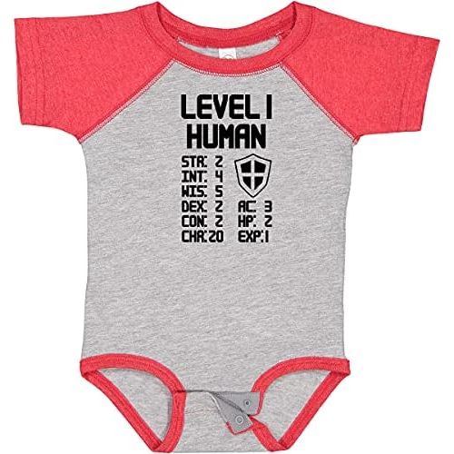 inktastic Level 1 Human Baby Bodysuit