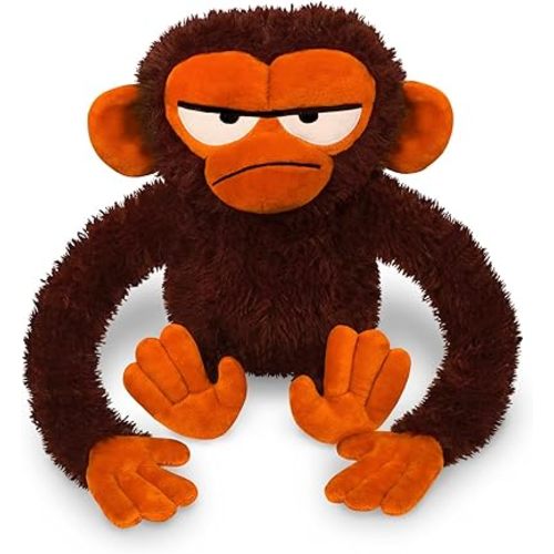 YOTTOY Contemporary Collection | Grumpy Monkey Soft Stuffed Plush Toy – 12”