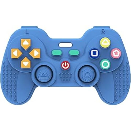 Hooku Silicone Teething Toys for Babies 0-6 Months, Teethers for Babies 6-12 Months, Remote Teether for Baby, Sensory Toys for Babies, Baby Chew Toys