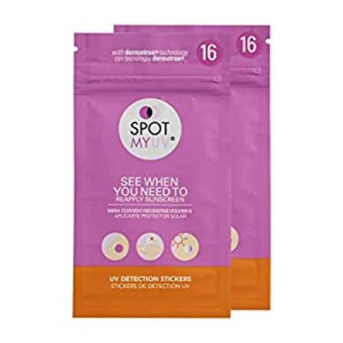 Amazon.com: SPOTMYUV 32-Count UV Stickers for Sunscreen with Patented Dermatrue SPF Sensing Technology : Beauty & Personal Care