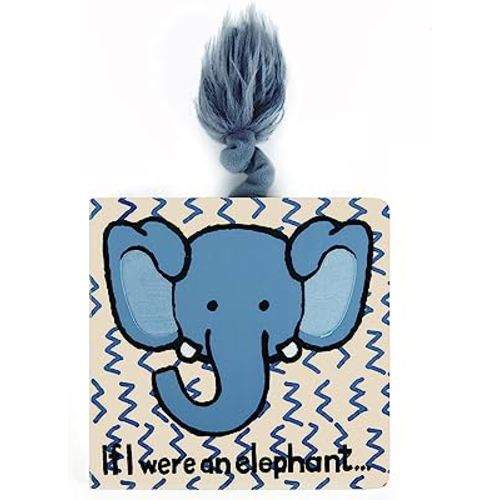 Jellycat Baby Touch and Feel Board Books, If I were an Elephant
