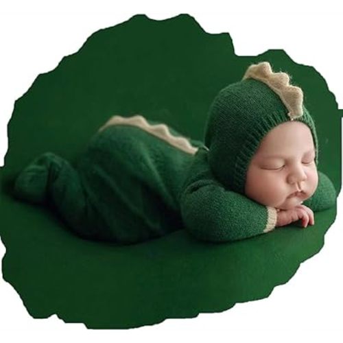 Ylsteed Dinosaur Costume Set - Newborn Photography Props, Boy & Girl Outfits, Infant Rompers, Photo Shoot Props