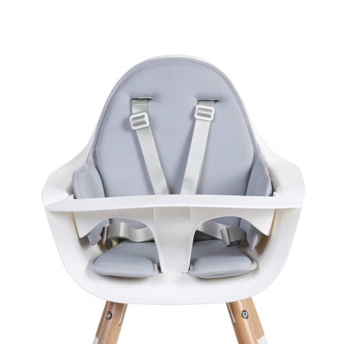 Childhome Evolu One.80° High Chair Seat Cushion, Compatible with Childhome Evolu One.80° high Chair, Soft Padded Seat Cushion, Machine Washable, High Chair Sold Separately, Light Grey