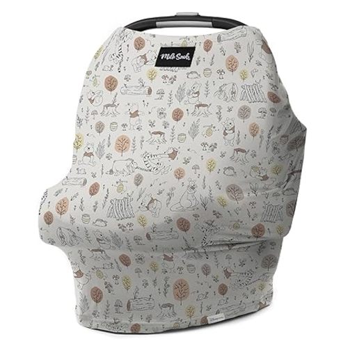 5-in-1 Carseat & Feeding Cover - Winnie The Pooh Baby Bee
