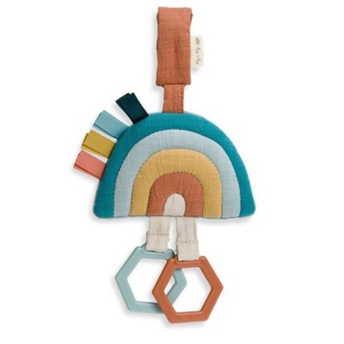Itzy Ritzy Jingle Attachable Travel Toy, Color: Rainbow