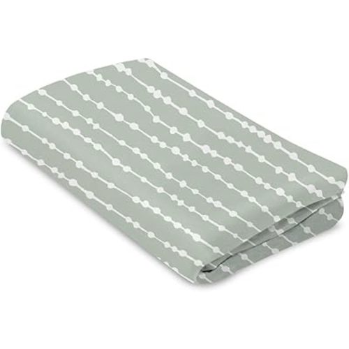 4moms mamaRoo Sleep Waterproof Bassinet Sheet - Beads, Sage