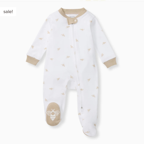 Golden Bee Organic Cotton Sleep & Play - Hummus – Burt's Bees Baby