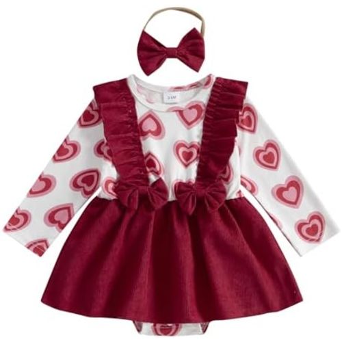 Newborn Baby Girl Saint Patrick Outfit Irish Clover Romper Dress Green Four Leaf Skirt Spring Clothes With Bow
