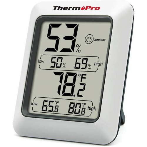 ThermoPro TP50 Digital Hygrometer Indoor Thermometer Humidity Monitor with Temperature Humidity Gauge