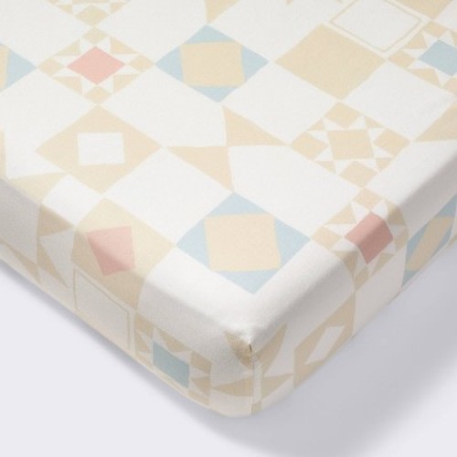 Cotton Fitted Crib Sheet - Quilt - Cloud Island™
