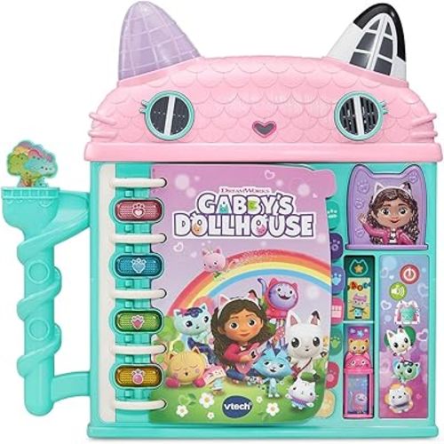 VTech Gabby’s Dollhouse Cat-a-Vator Discovery Book