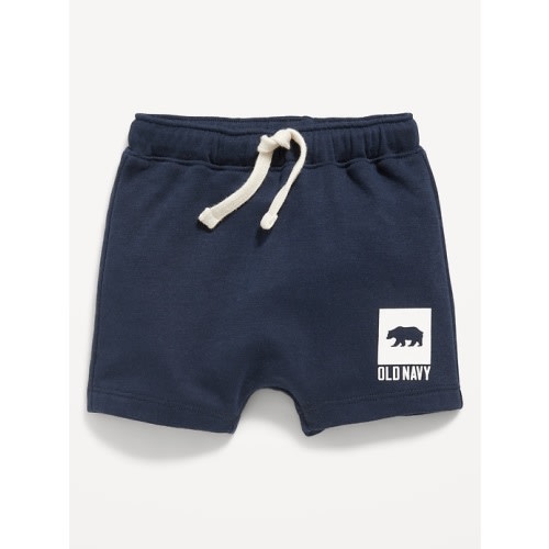 Unisex Logo-Graphic Pull-On Shorts for Baby