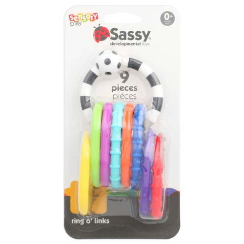 Sassy Ring O Links 9 Piece Set Multicolor/Assorted Toy Links