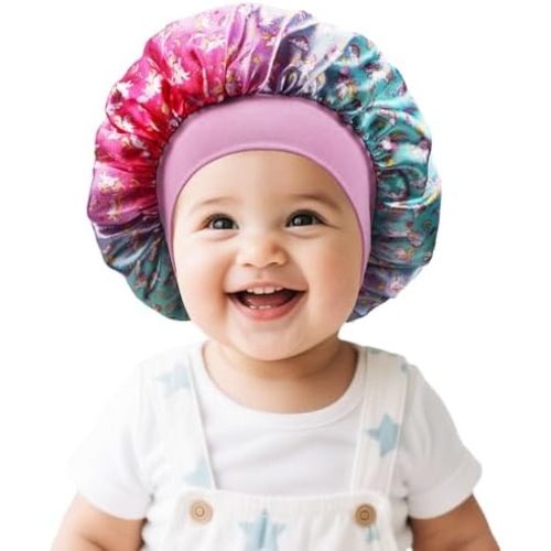 Satin Baby Bonnet for Sleeping Silk Sleep Cap Bonnets for Baby Girls and Boys Infant