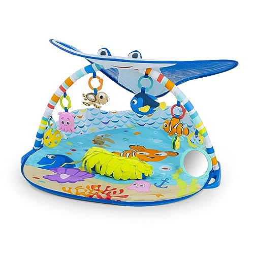 Bright Starts Disney Baby Finding Nemo Mr. Ray Ocean Lights & Music Gym, Ages Newborn +