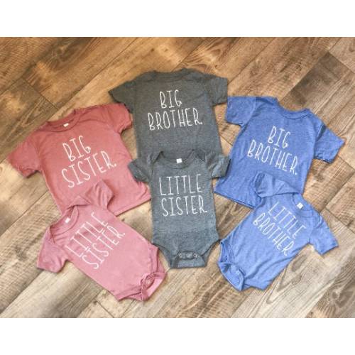 Matching Sibling Shirts | Big Sister, Big Brother, Little Sister, Little Brother | Sibling Shirts