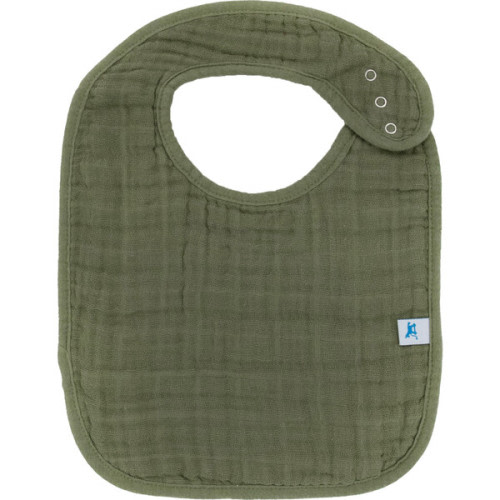 Cotton Muslin Classic Bib, Fern 2 (Pack Of 3) - Little Unicorn | Maisonette