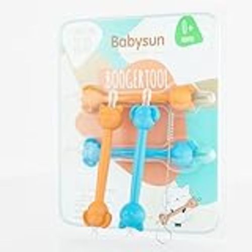 Amazon.com: oogiebear - Nose and Ear Gadget. Safe, Easy Nasal Booger and Ear Cleaner for Newborns and Infants. Dual Earwax and Snot Remover - 2 Pack with case - Raspberry and Seafoam : Baby